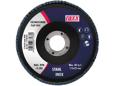 FIBER DISK 125x22mm gr.60 RAXX